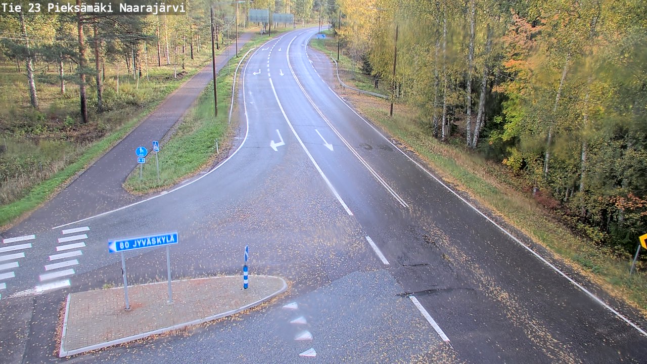 Weather Camera Image Road 23 Pieksämäki, Naarajärvi, Pieksämäki, Etelä-Savo