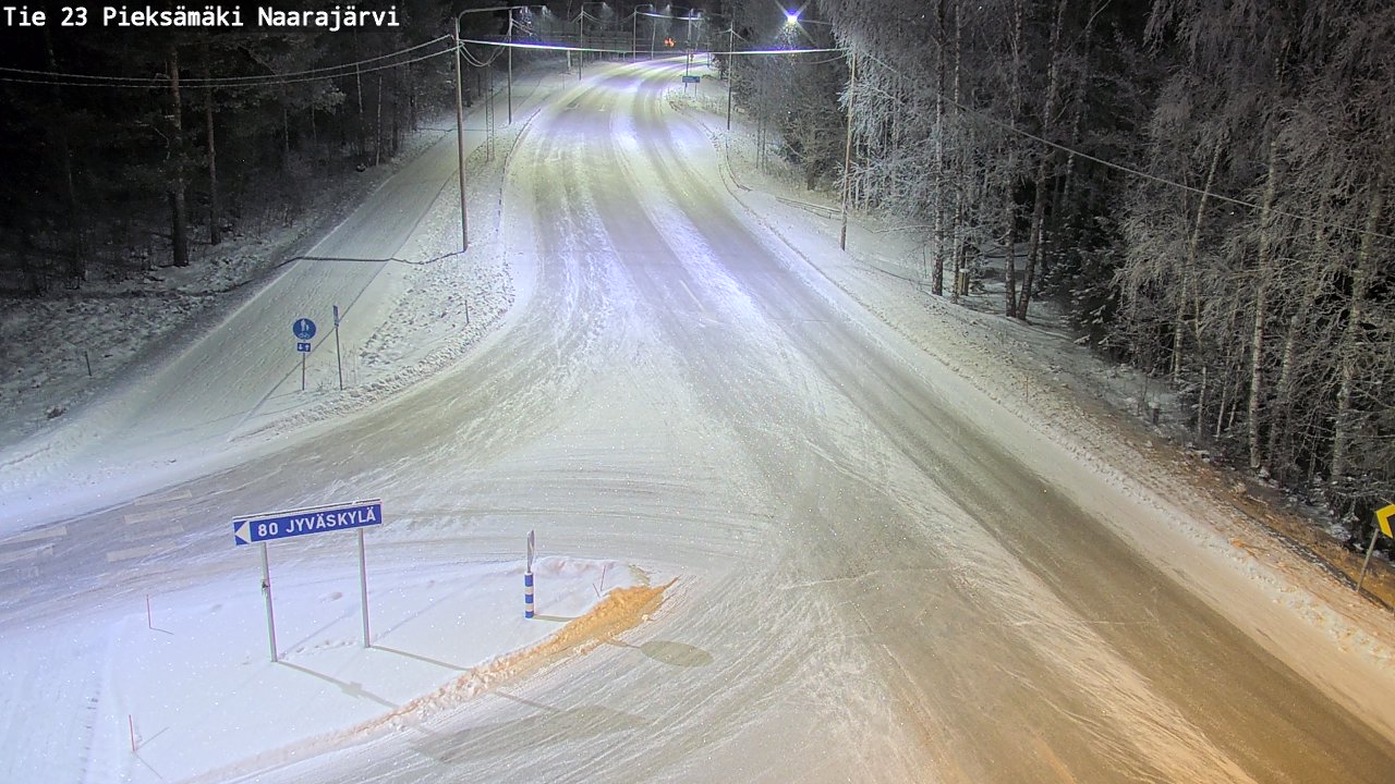 Kelikamerat Kuva Tie 23 Pieksämäki, Naarajärvi, Pieksämäki, Etelä-Savo