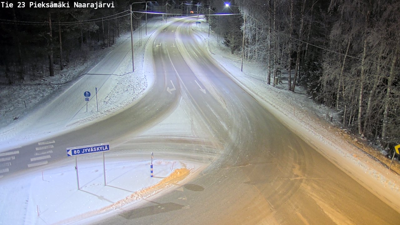 Kelikamerat Kuva Tie 23 Pieksämäki, Naarajärvi, Pieksämäki, Etelä-Savo