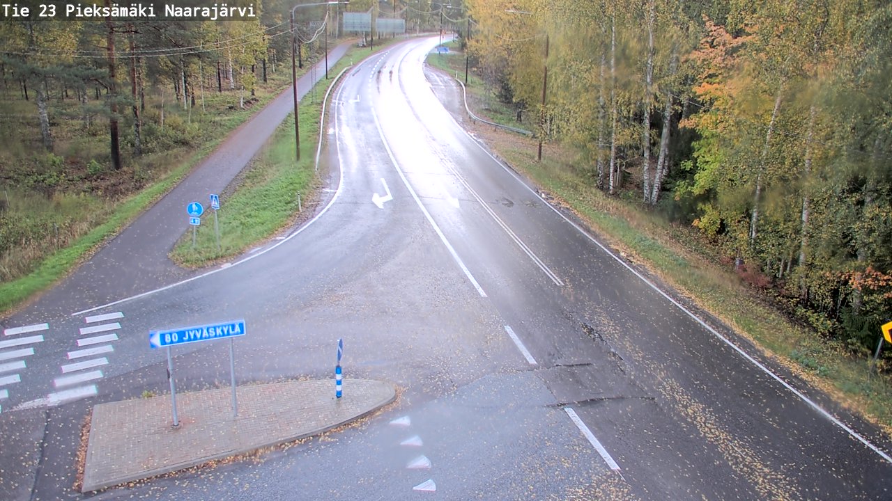 Weather Camera Image Road 23 Pieksämäki, Naarajärvi, Pieksämäki, Etelä-Savo