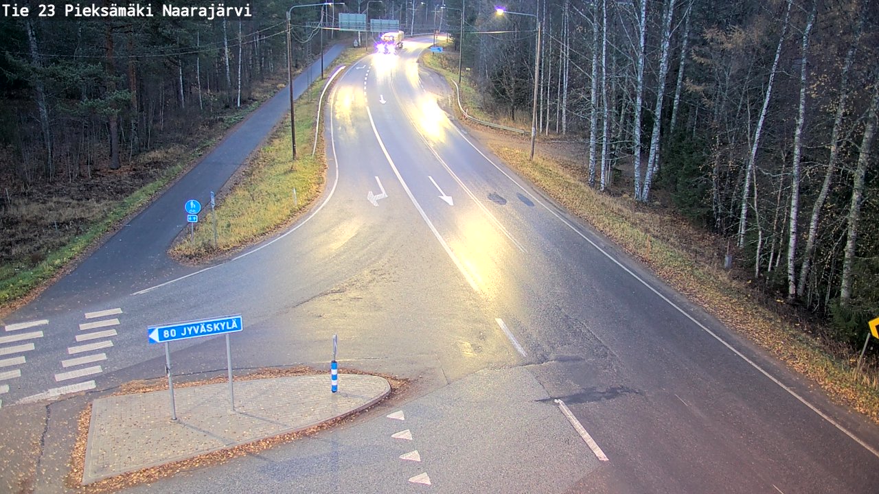 Kelikamerat Kuva Tie 23 Pieksämäki, Naarajärvi, Pieksämäki, Etelä-Savo