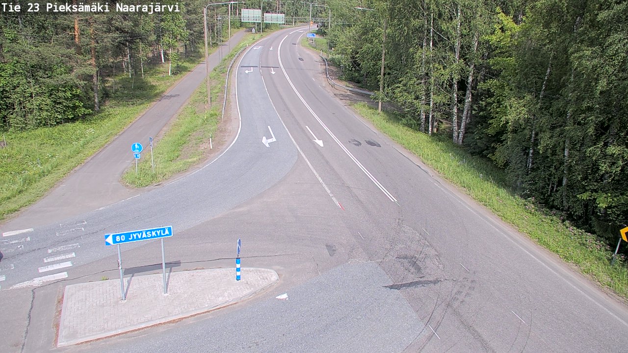 Kelikamerat Kuva Tie 23 Pieksämäki, Naarajärvi, Pieksämäki, Etelä-Savo