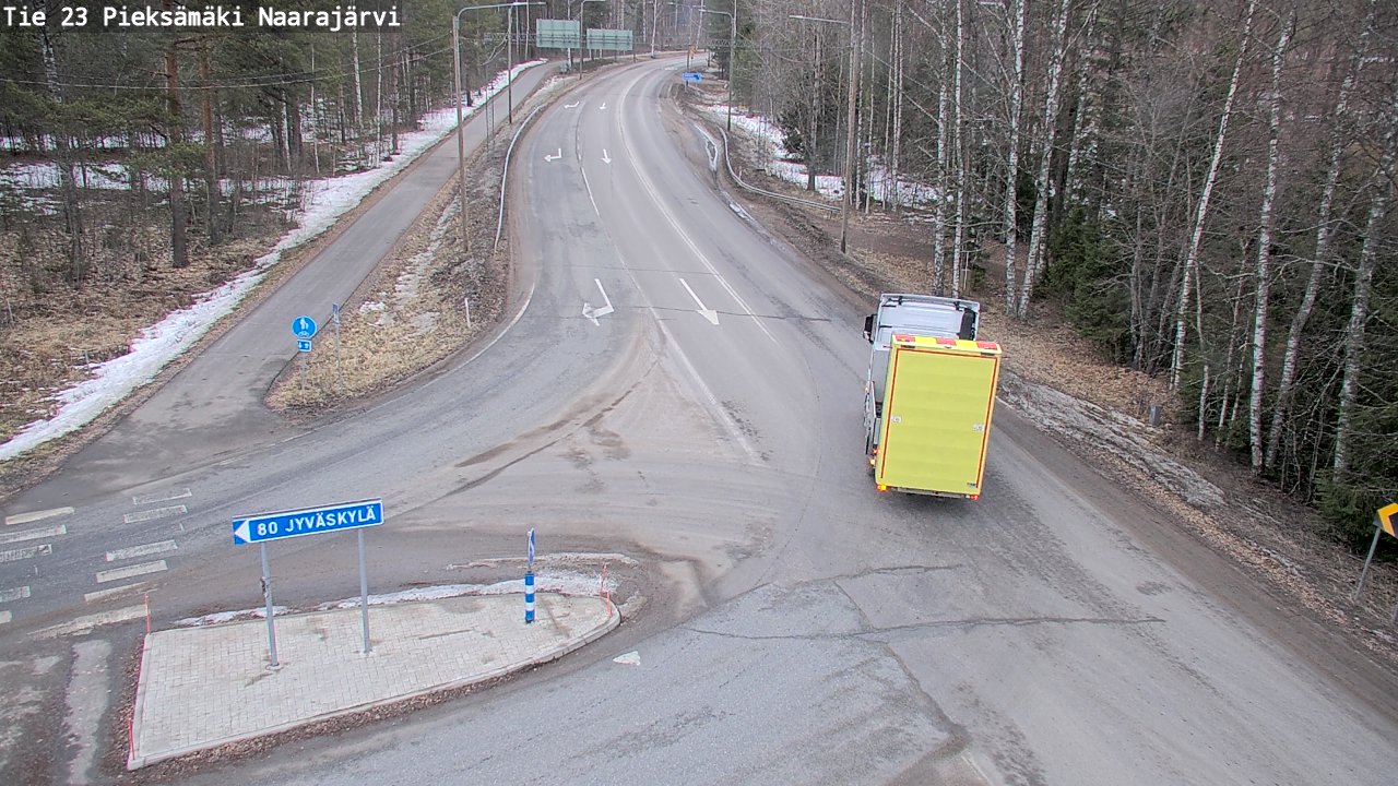 Kelikamerat Kuva Tie 23 Pieksämäki, Naarajärvi, Pieksämäki, Etelä-Savo