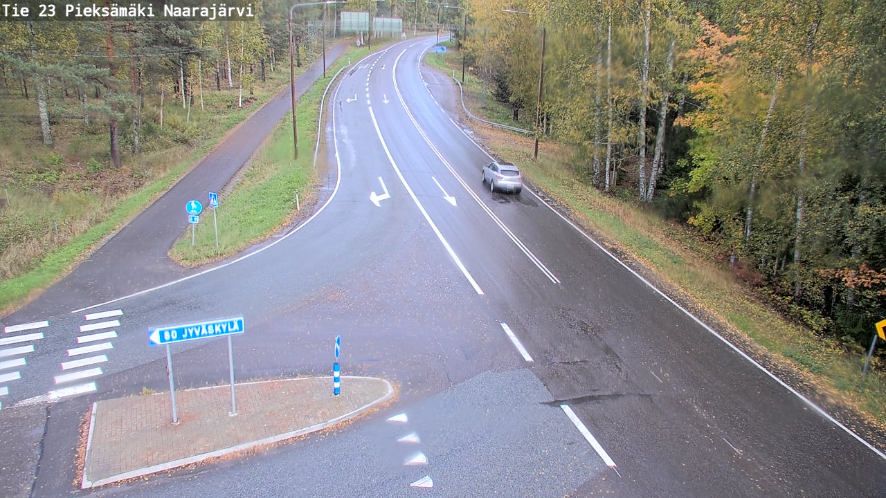 Weather Camera Image Road 23 Pieksämäki, Naarajärvi, Pieksämäki, Etelä-Savo