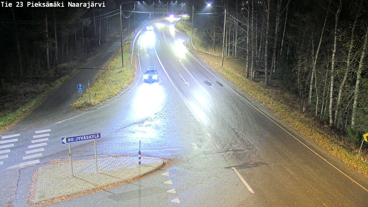 Kelikamerat Kuva Tie 23 Pieksämäki, Naarajärvi, Pieksämäki, Etelä-Savo
