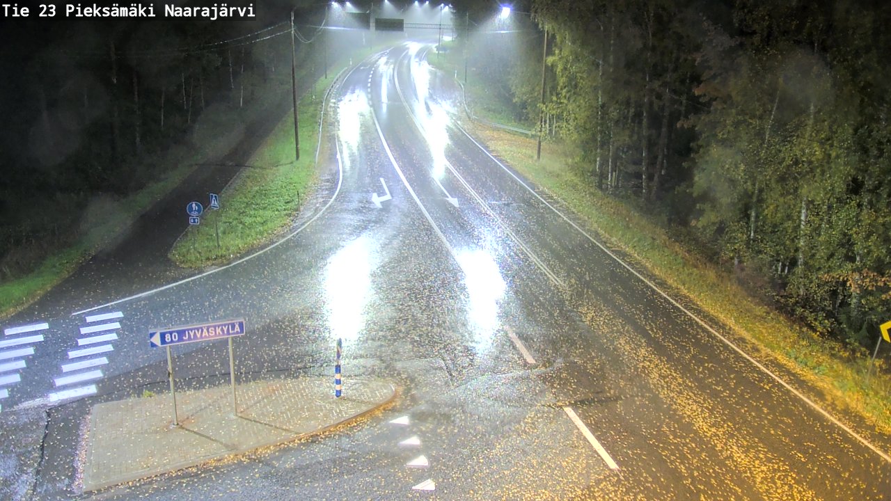 Weather Camera Image Road 23 Pieksämäki, Naarajärvi, Pieksämäki, Etelä-Savo