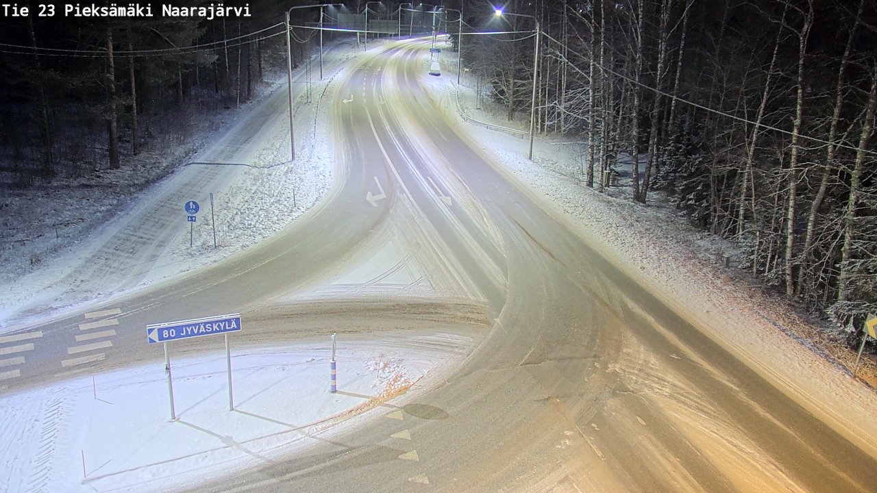 Kelikamerat Kuva Tie 23 Pieksämäki, Naarajärvi, Pieksämäki, Etelä-Savo