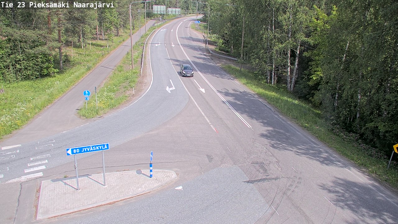 Kelikamerat Kuva Tie 23 Pieksämäki, Naarajärvi, Pieksämäki, Etelä-Savo