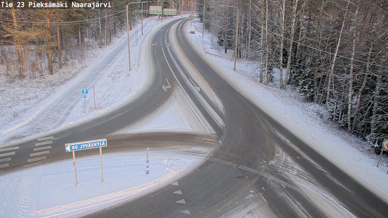 Kelikamerat Kuva Tie 23 Pieksämäki, Naarajärvi, Pieksämäki, Etelä-Savo