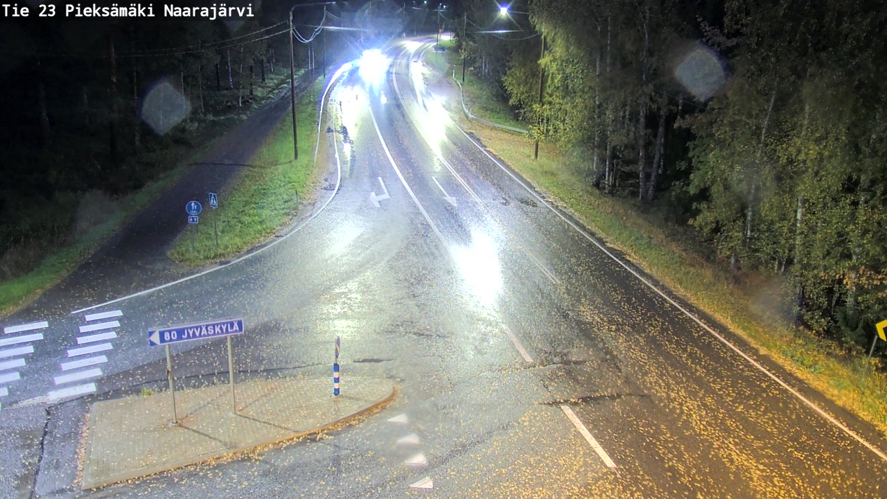 Weather Camera Image Road 23 Pieksämäki, Naarajärvi, Pieksämäki, Etelä-Savo