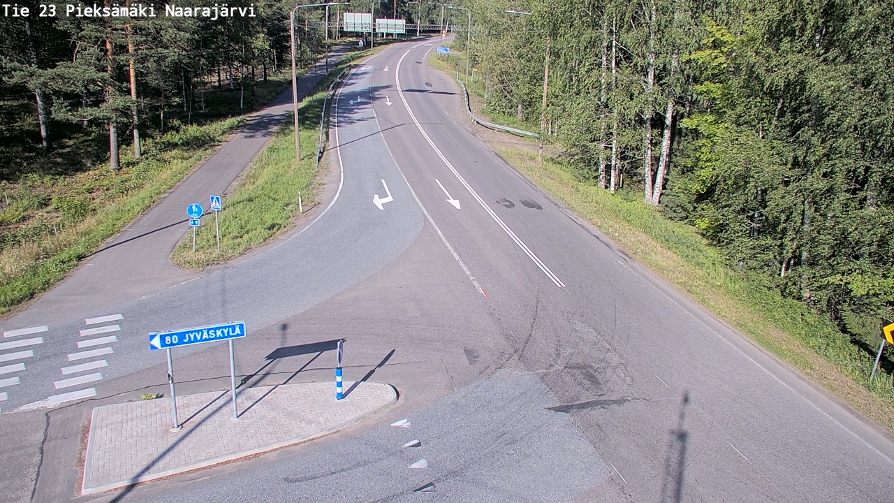 Kelikamerat Kuva Tie 23 Pieksämäki, Naarajärvi, Pieksämäki, Etelä-Savo