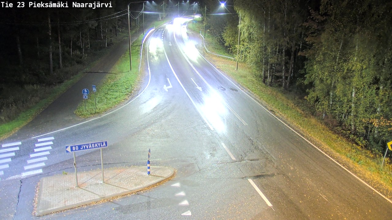 Weather Camera Image Road 23 Pieksämäki, Naarajärvi, Pieksämäki, Etelä-Savo
