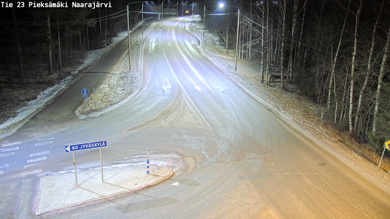 Kelikamerat Kuva Tie 23 Pieksämäki, Naarajärvi, Pieksämäki, Etelä-Savo