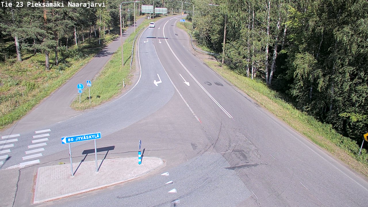 Kelikamerat Kuva Tie 23 Pieksämäki, Naarajärvi, Pieksämäki, Etelä-Savo