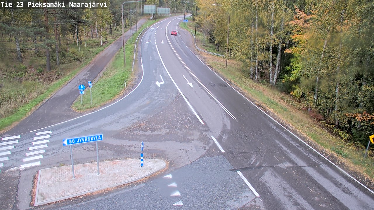 Weather Camera Image Road 23 Pieksämäki, Naarajärvi, Pieksämäki, Etelä-Savo