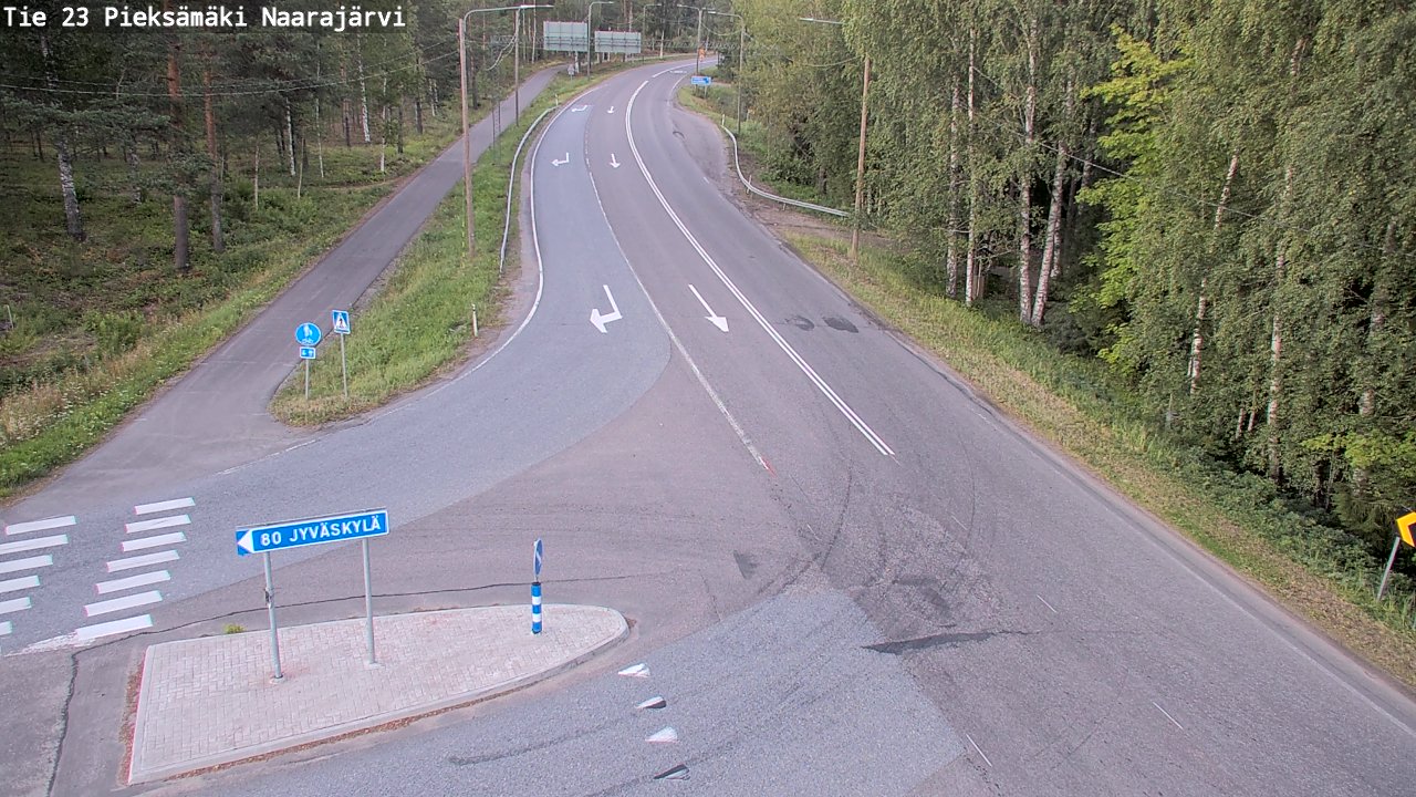 Kelikamerat Kuva Tie 23 Pieksämäki, Naarajärvi, Pieksämäki, Etelä-Savo