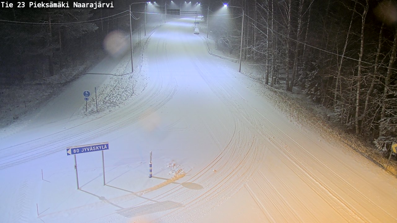 Kelikamerat Kuva Tie 23 Pieksämäki, Naarajärvi, Pieksämäki, Etelä-Savo
