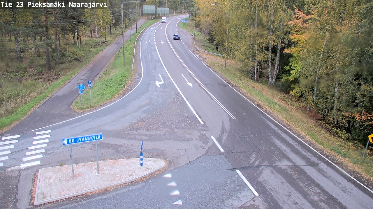 Weather Camera Image Road 23 Pieksämäki, Naarajärvi, Pieksämäki, Etelä-Savo