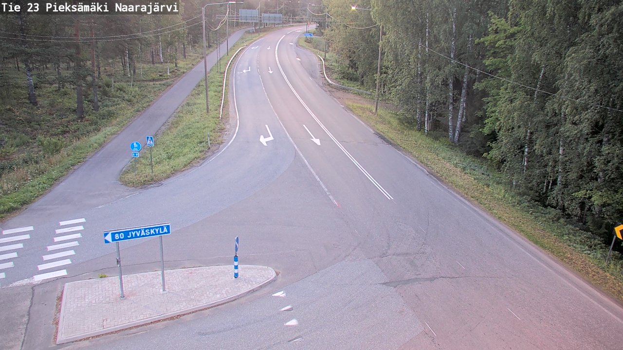 Kelikamerat Kuva Tie 23 Pieksämäki, Naarajärvi, Pieksämäki, Etelä-Savo