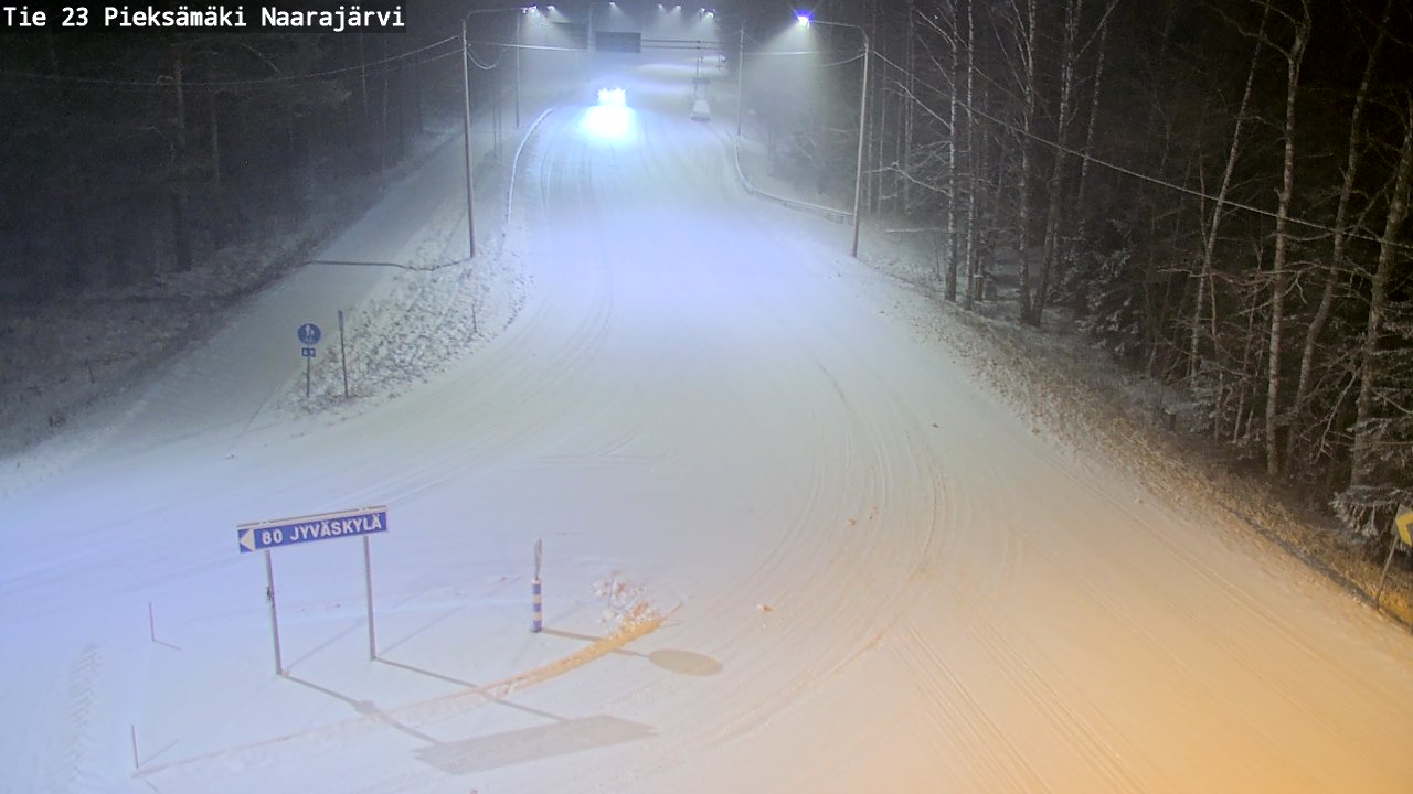 Kelikamerat Kuva Tie 23 Pieksämäki, Naarajärvi, Pieksämäki, Etelä-Savo