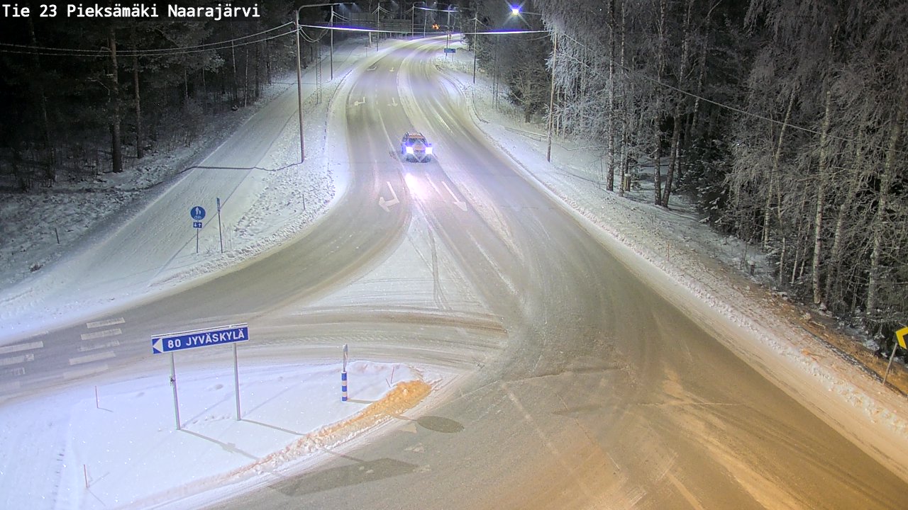 Kelikamerat Kuva Tie 23 Pieksämäki, Naarajärvi, Pieksämäki, Etelä-Savo