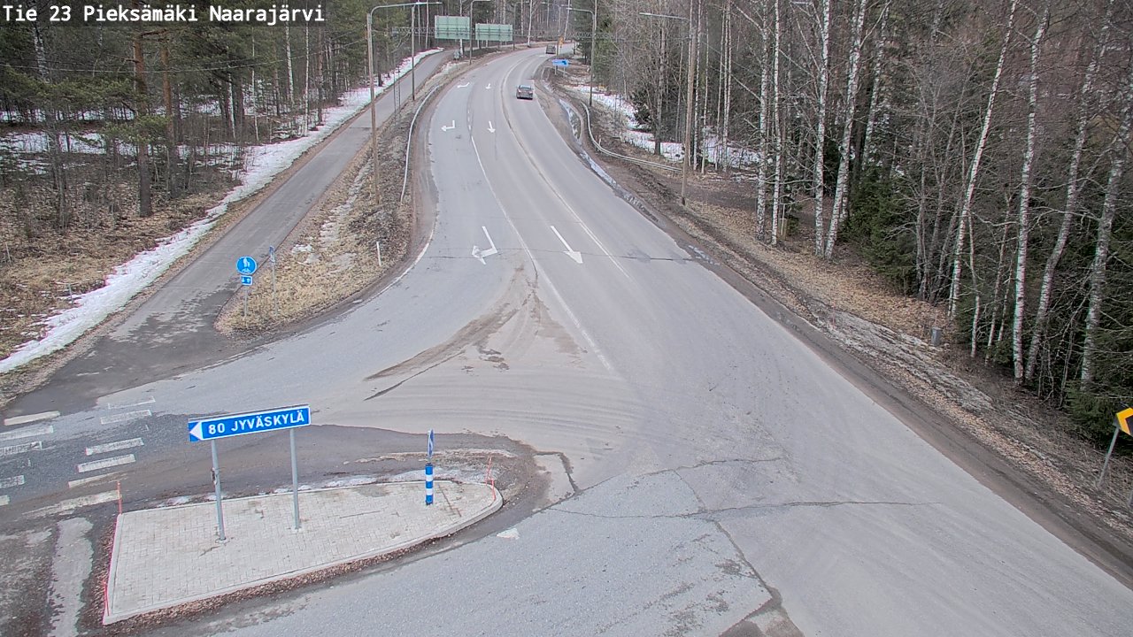 Kelikamerat Kuva Tie 23 Pieksämäki, Naarajärvi, Pieksämäki, Etelä-Savo