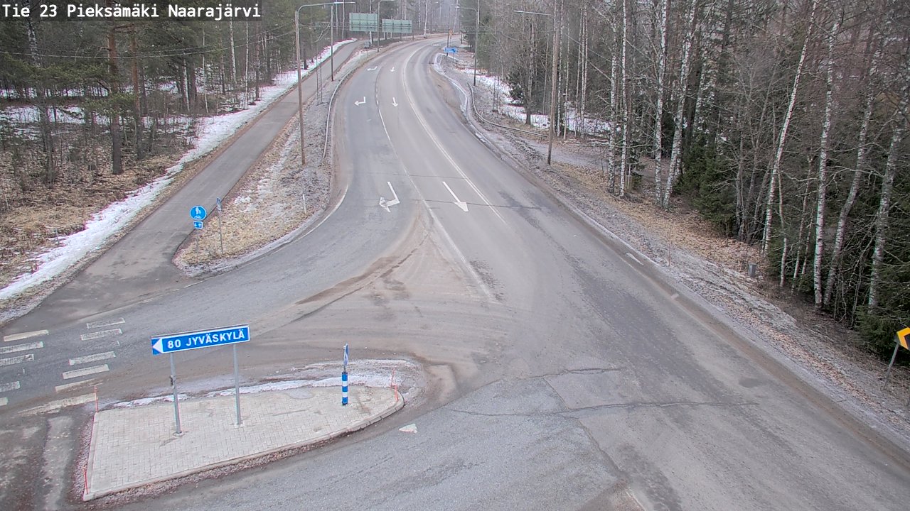 Kelikamerat Kuva Tie 23 Pieksämäki, Naarajärvi, Pieksämäki, Etelä-Savo