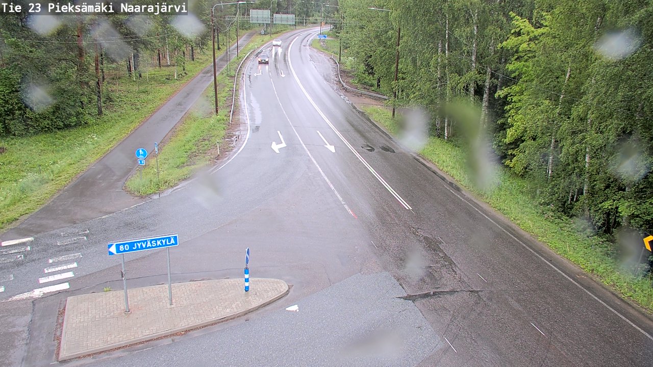 Weather Camera Image Road 23 Pieksämäki, Naarajärvi, Pieksämäki, Etelä-Savo