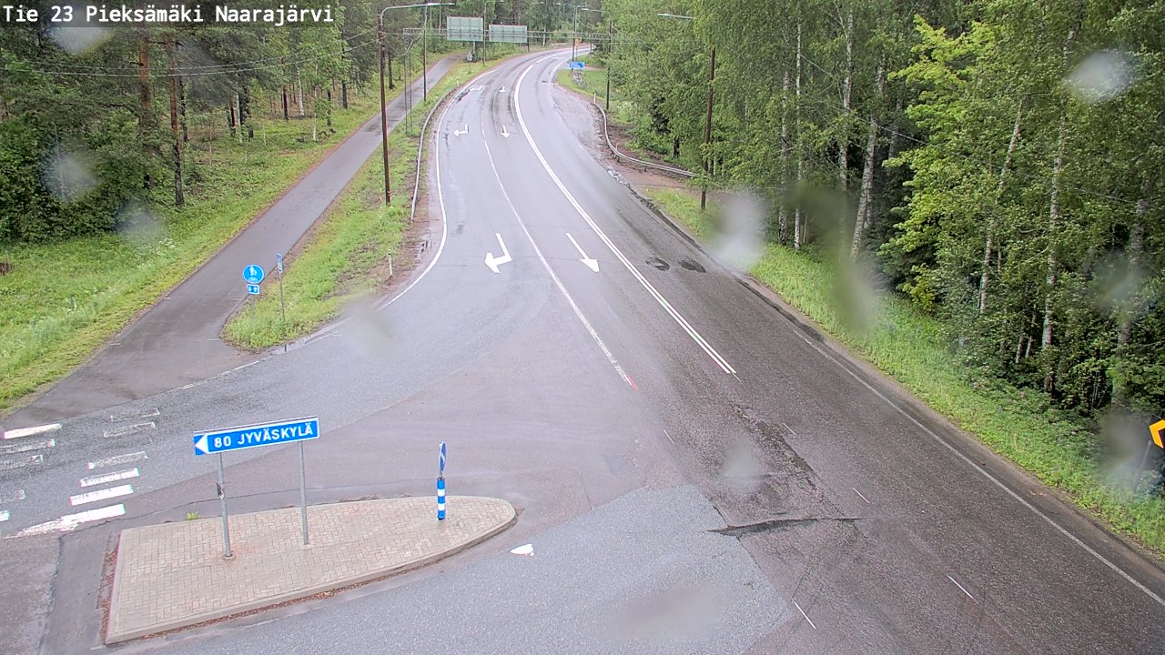 Weather Camera Image Road 23 Pieksämäki, Naarajärvi, Pieksämäki, Etelä-Savo