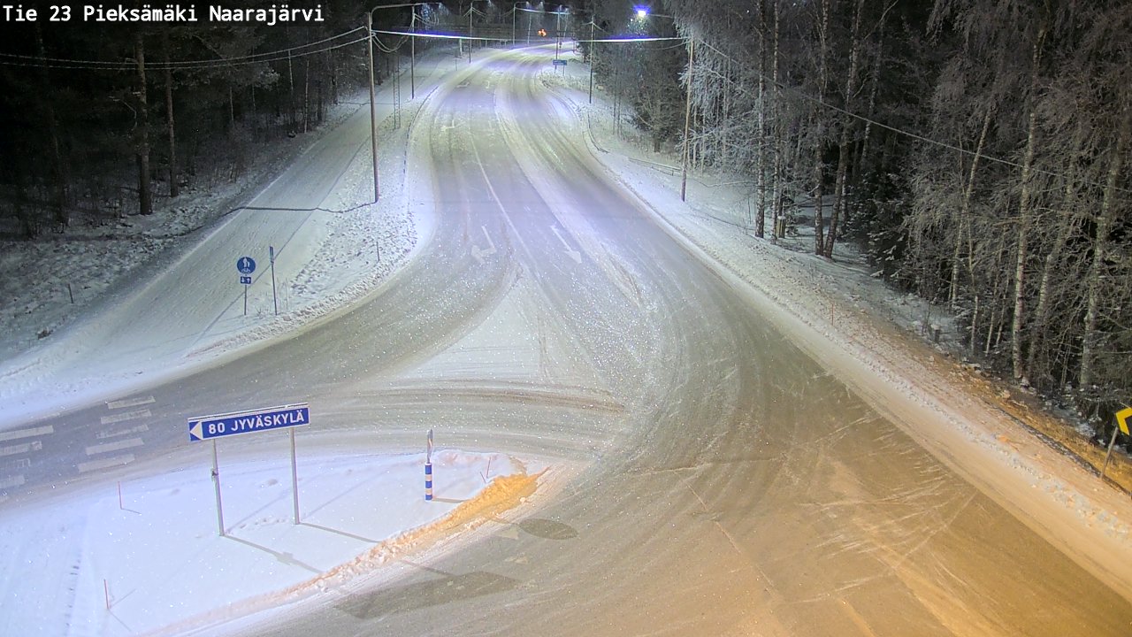 Kelikamerat Kuva Tie 23 Pieksämäki, Naarajärvi, Pieksämäki, Etelä-Savo