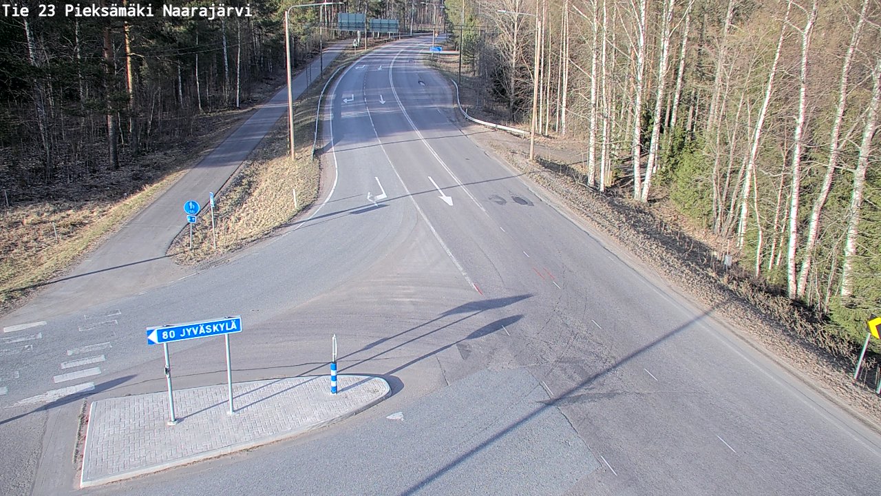Kelikamerat Kuva Tie 23 Pieksämäki, Naarajärvi, Pieksämäki, Etelä-Savo