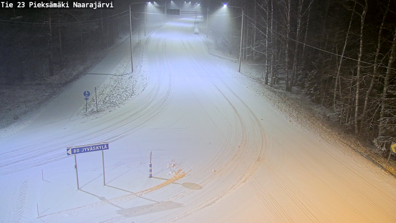 Kelikamerat Kuva Tie 23 Pieksämäki, Naarajärvi, Pieksämäki, Etelä-Savo