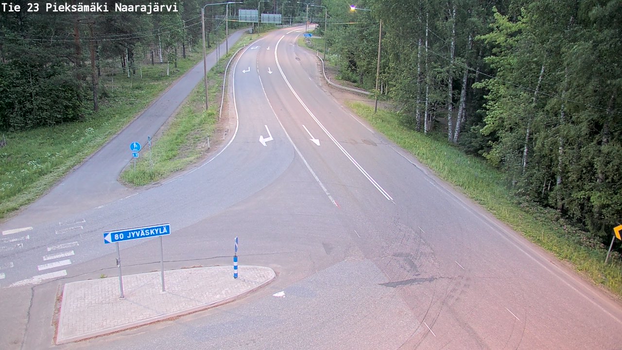 Kelikamerat Kuva Tie 23 Pieksämäki, Naarajärvi, Pieksämäki, Etelä-Savo