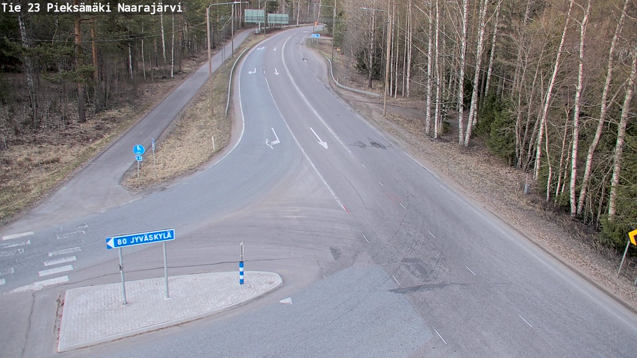 Kelikamerat Kuva Tie 23 Pieksämäki, Naarajärvi, Pieksämäki, Etelä-Savo