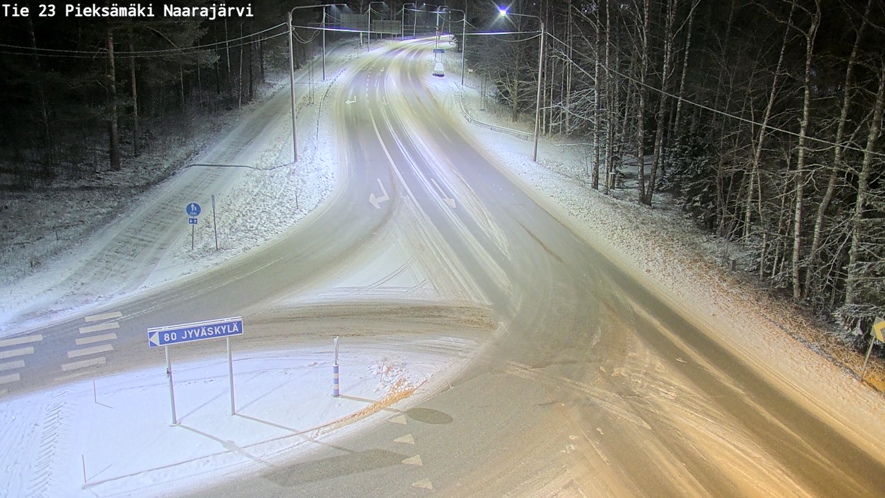 Kelikamerat Kuva Tie 23 Pieksämäki, Naarajärvi, Pieksämäki, Etelä-Savo