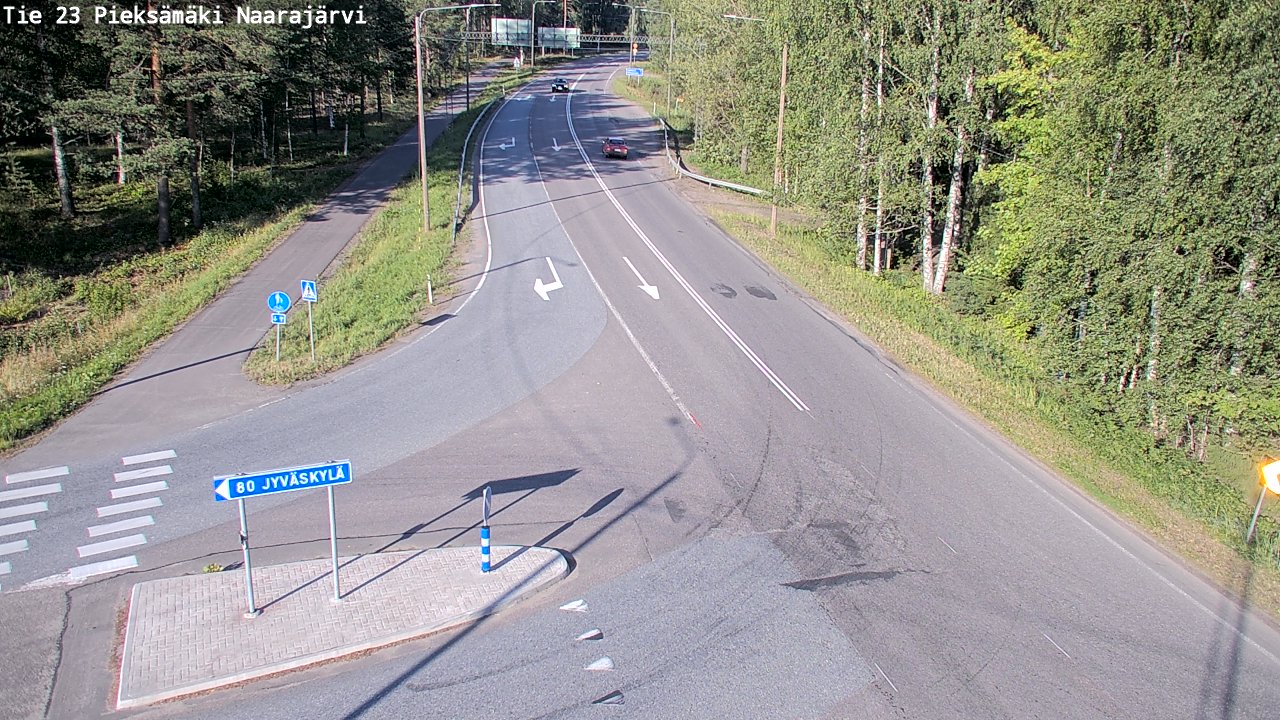 Kelikamerat Kuva Tie 23 Pieksämäki, Naarajärvi, Pieksämäki, Etelä-Savo