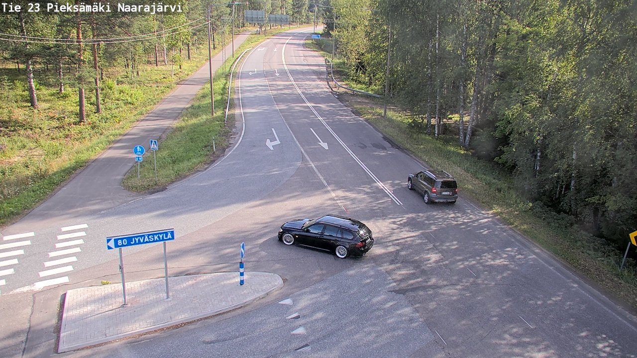 Kelikamerat Kuva Tie 23 Pieksämäki, Naarajärvi, Pieksämäki, Etelä-Savo
