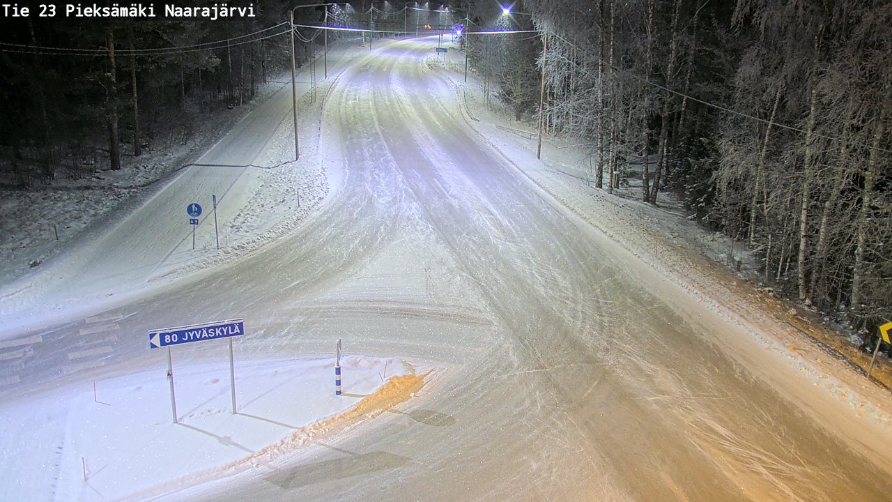 Kelikamerat Kuva Tie 23 Pieksämäki, Naarajärvi, Pieksämäki, Etelä-Savo