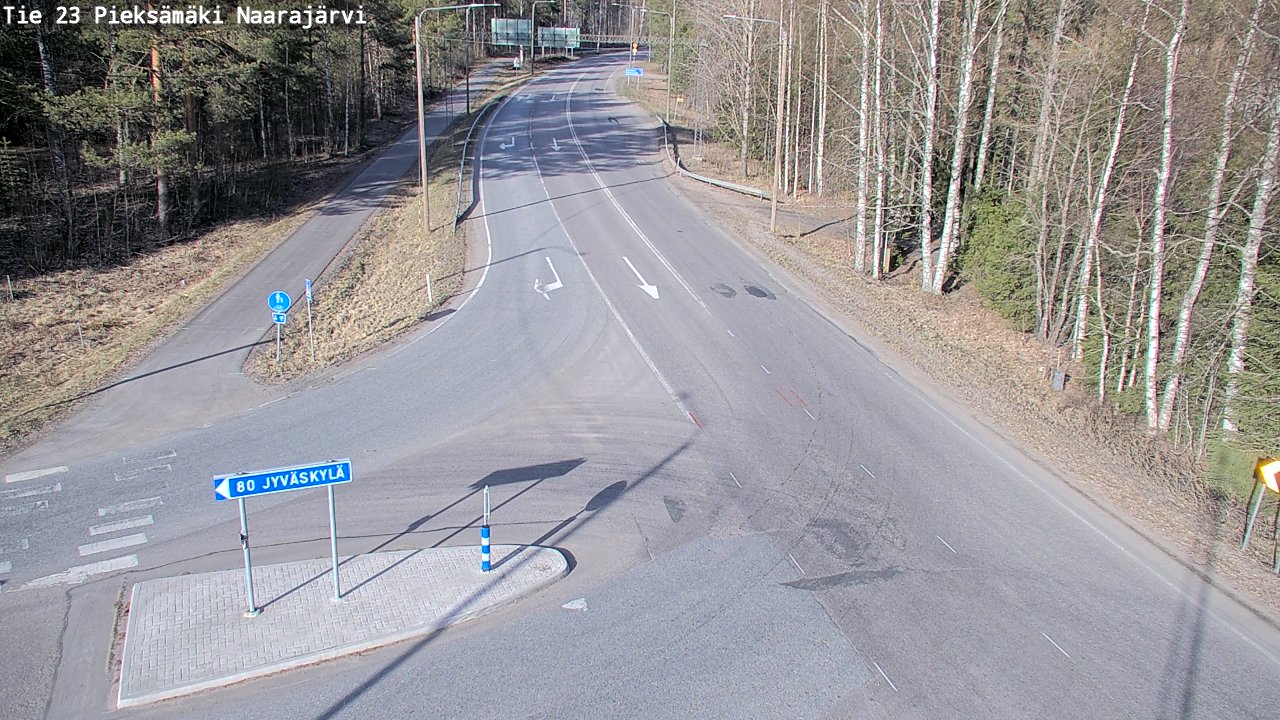Kelikamerat Kuva Tie 23 Pieksämäki, Naarajärvi, Pieksämäki, Etelä-Savo