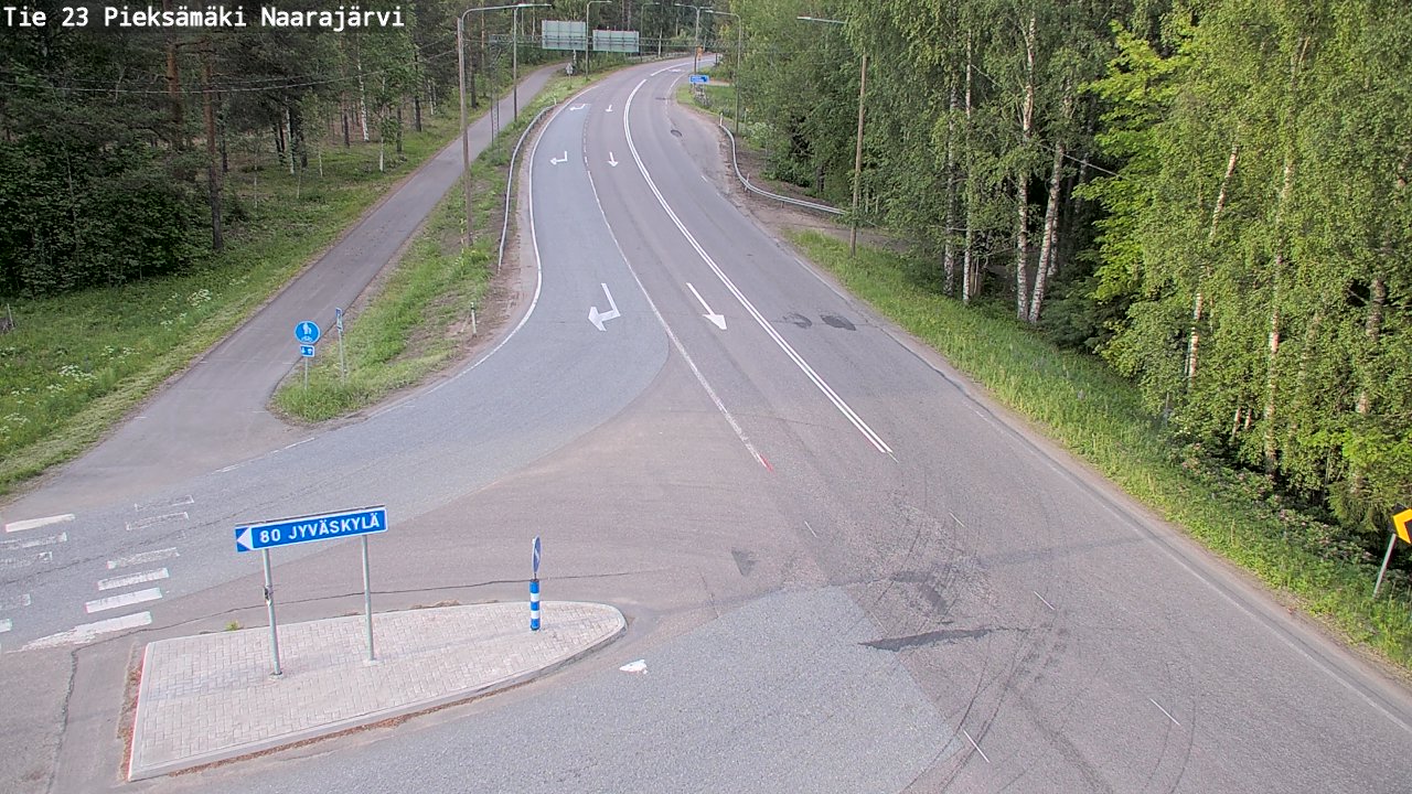 Kelikamerat Kuva Tie 23 Pieksämäki, Naarajärvi, Pieksämäki, Etelä-Savo