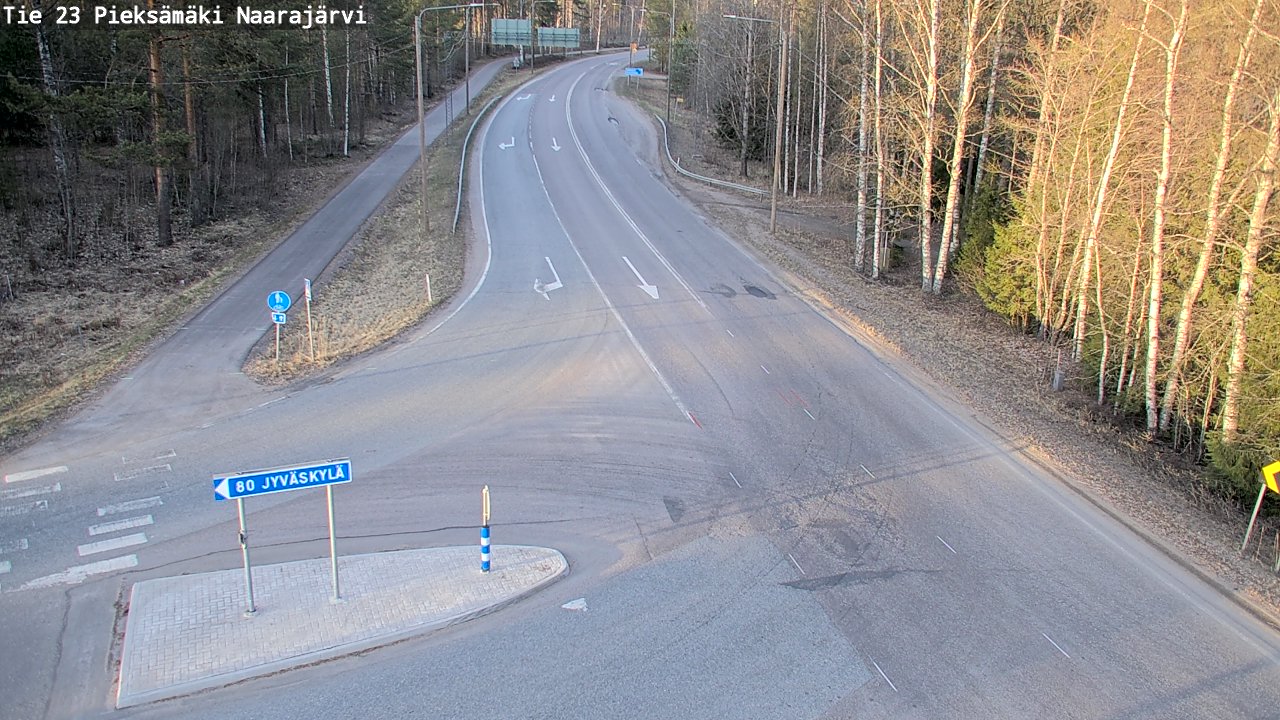 Kelikamerat Kuva Tie 23 Pieksämäki, Naarajärvi, Pieksämäki, Etelä-Savo