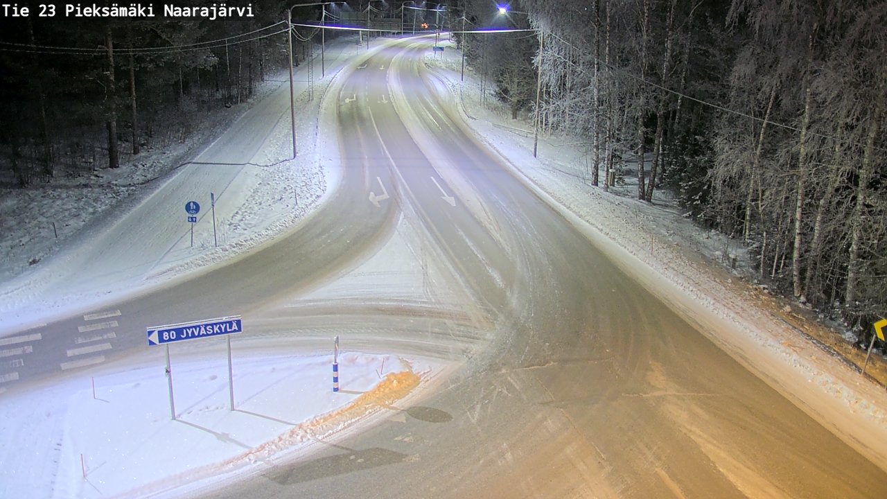 Kelikamerat Kuva Tie 23 Pieksämäki, Naarajärvi, Pieksämäki, Etelä-Savo