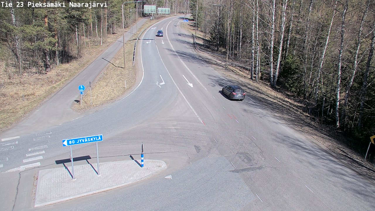 Kelikamerat Kuva Tie 23 Pieksämäki, Naarajärvi, Pieksämäki, Etelä-Savo