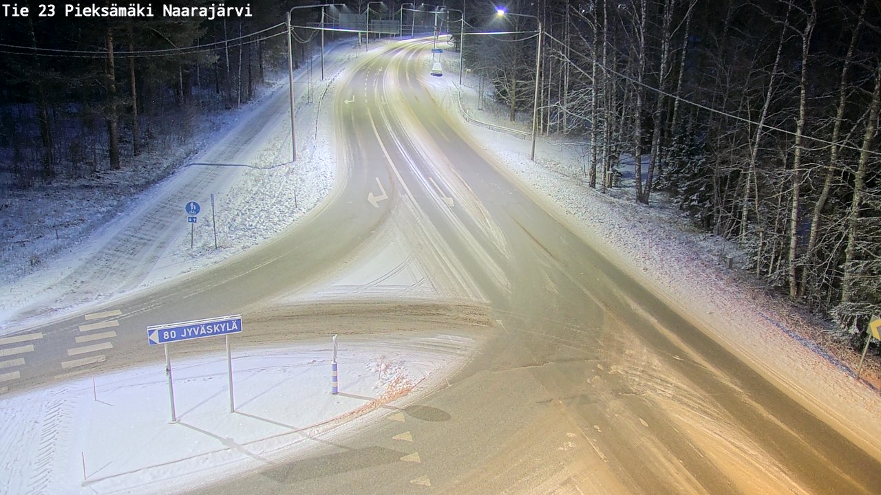 Kelikamerat Kuva Tie 23 Pieksämäki, Naarajärvi, Pieksämäki, Etelä-Savo