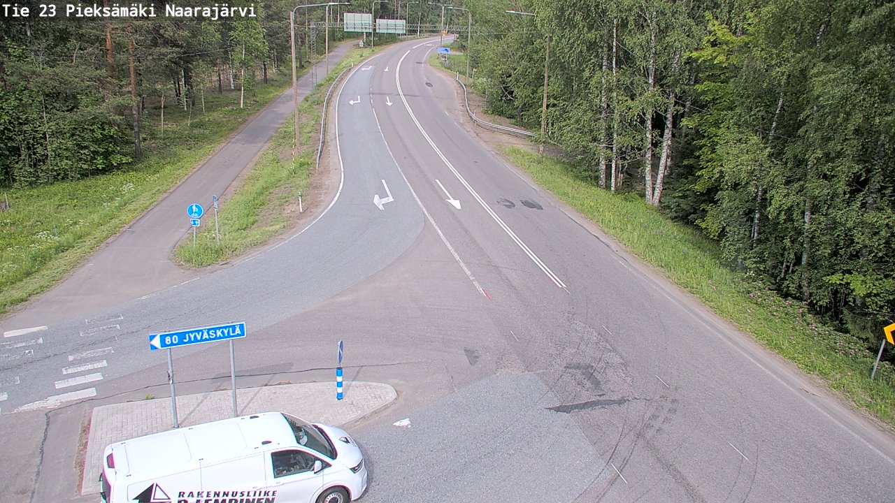 Kelikamerat Kuva Tie 23 Pieksämäki, Naarajärvi, Pieksämäki, Etelä-Savo