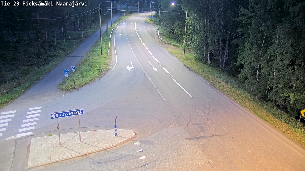 Kelikamerat Kuva Tie 23 Pieksämäki, Naarajärvi, Pieksämäki, Etelä-Savo