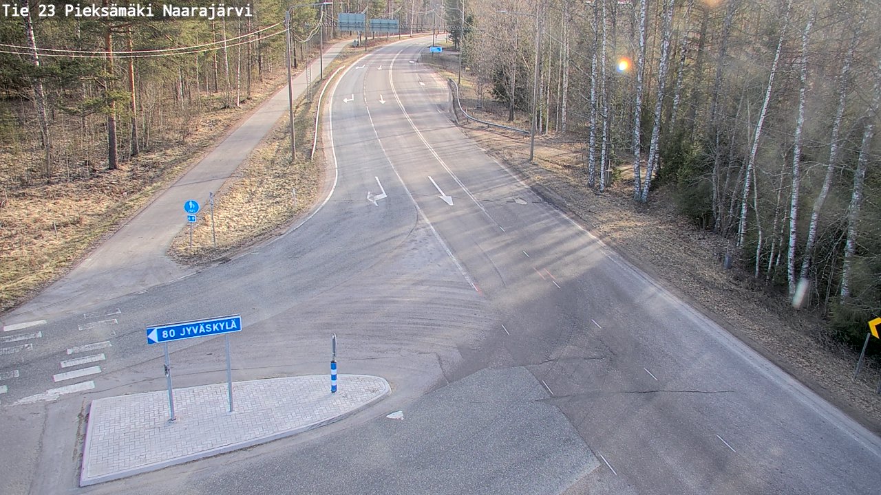 Kelikamerat Kuva Tie 23 Pieksämäki, Naarajärvi, Pieksämäki, Etelä-Savo