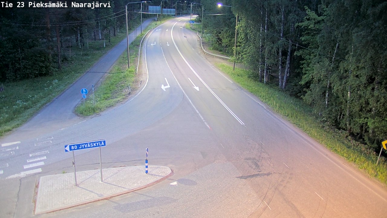 Kelikamerat Kuva Tie 23 Pieksämäki, Naarajärvi, Pieksämäki, Etelä-Savo