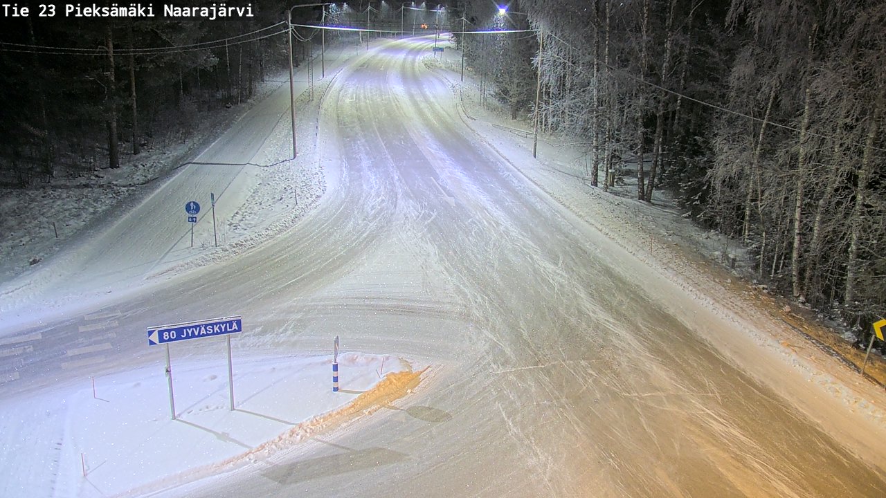 Kelikamerat Kuva Tie 23 Pieksämäki, Naarajärvi, Pieksämäki, Etelä-Savo