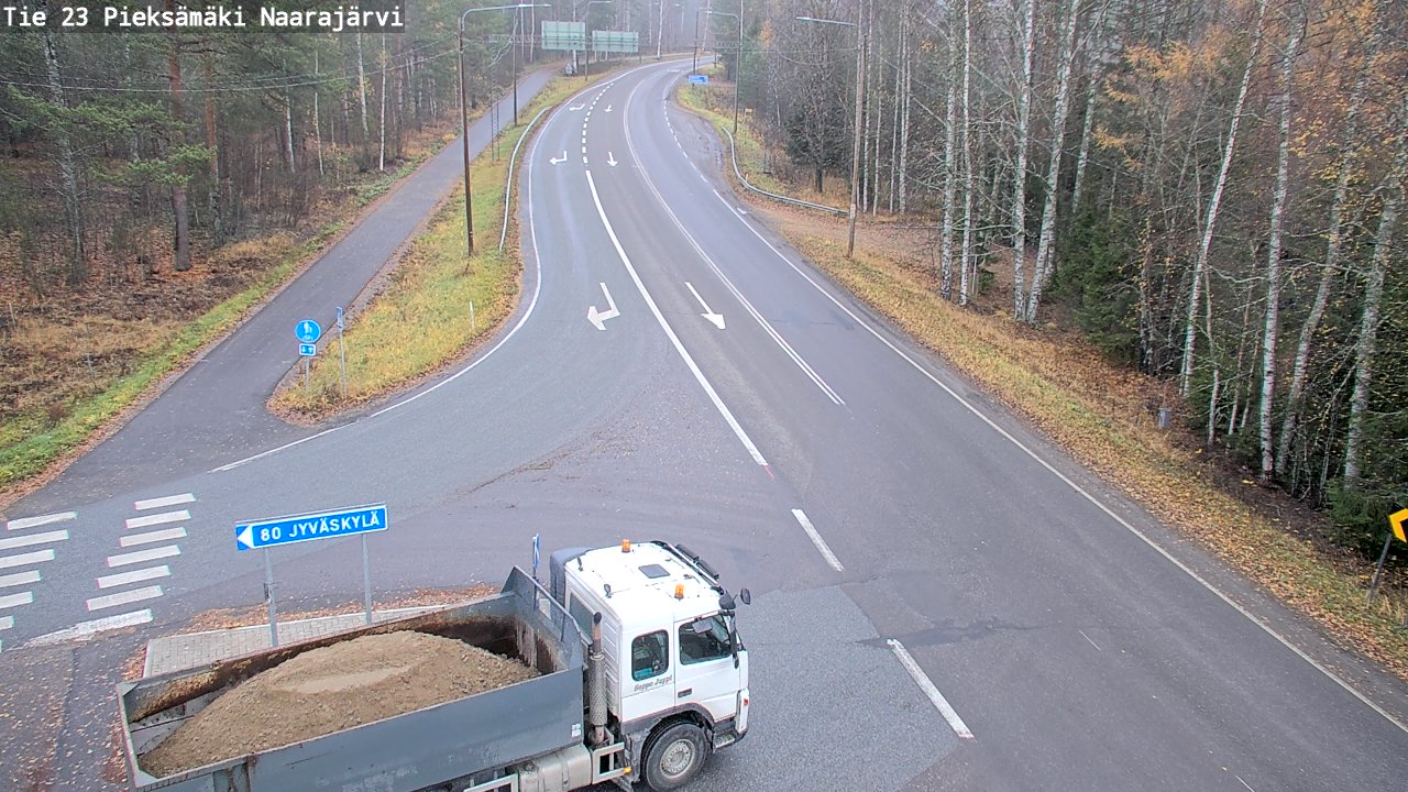 Kelikamerat Kuva Tie 23 Pieksämäki, Naarajärvi, Pieksämäki, Etelä-Savo